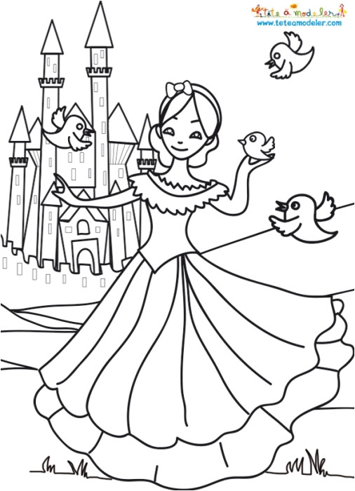Coloriage Château De Princesse Coloriage204 Coloriage Chateau Princesse