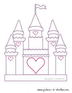 Coloriage Château De Princesse Génial Coloriage Chateau De Princesse A Imprimer