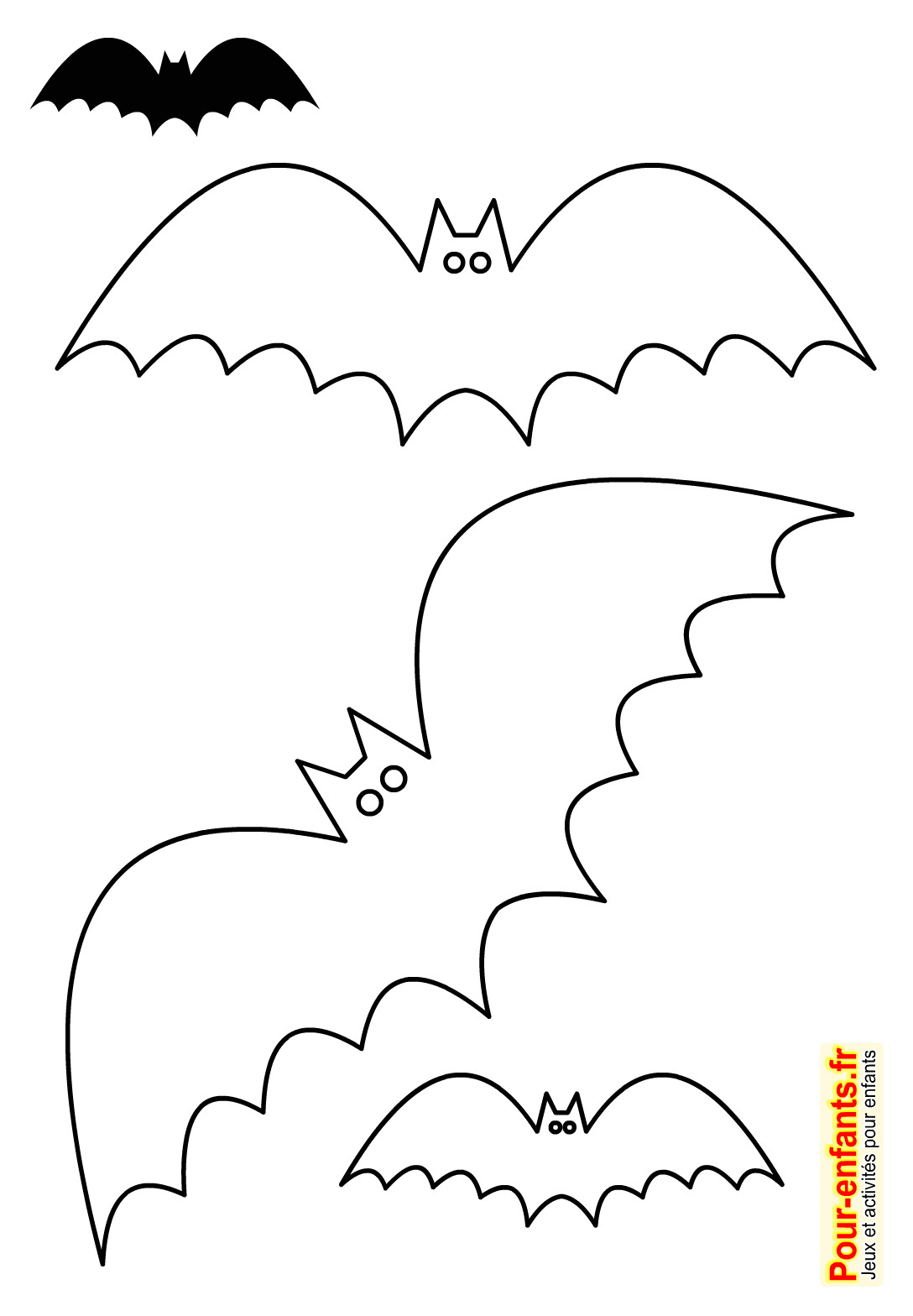 Coloriage Chauve souris Maternelle épinglé Par Rosa Almeida Sur Crafts