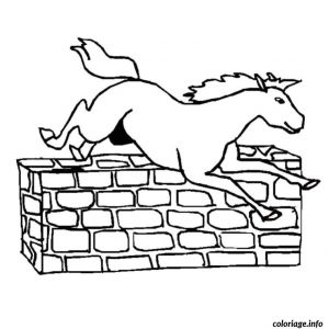 Coloriage Cheval Qui Saute Coloriage Cheval Qui Saute Dessin