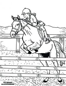 Coloriage Cheval Qui Saute Coloriage Cheval Saut D Obstacle Coloriage Cheval Obstacle