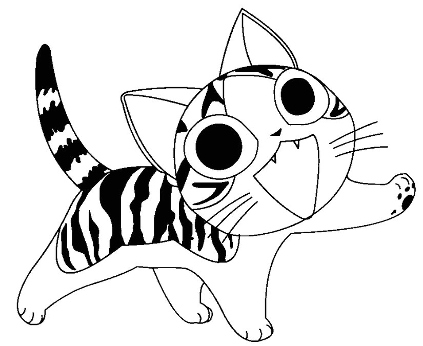 Coloriage Chi Une Vie De Chat Chats Dessin Manga