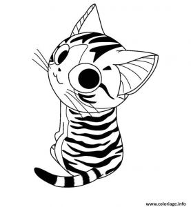 Coloriage Chi Une Vie De Chat Coloriage Cht Chi Mignon Cute Jecolorie