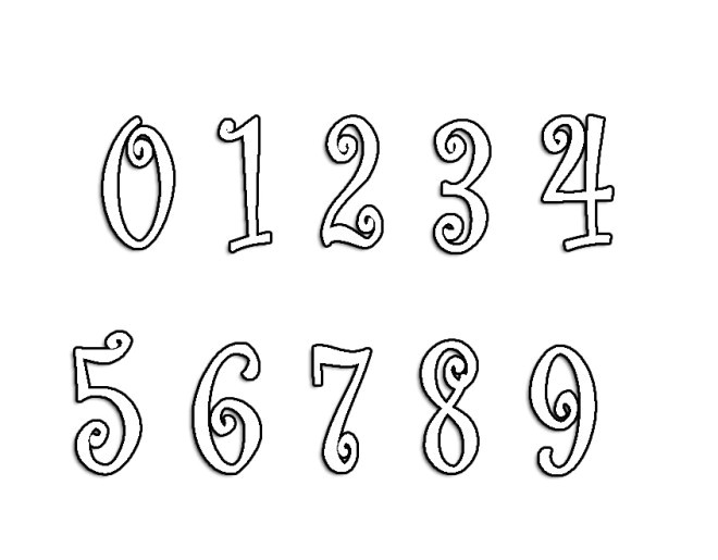 Coloriage Chiffres à Imprimer Gratuit Coloriage Chiffres Vecteur Dessin Gratuit à Imprimer