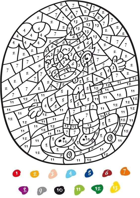 Coloriage Chiffres à Imprimer Gratuit Coloriage Magique