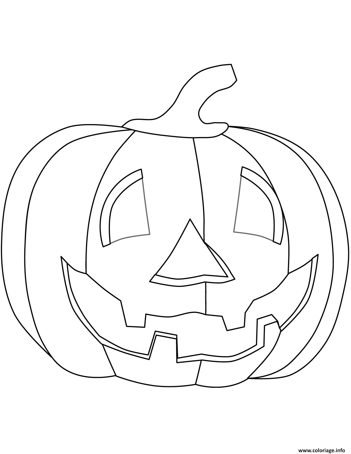 Coloriage Citrouille A Imprimer Coloriage Citrouille Halloween Enfants Dessin