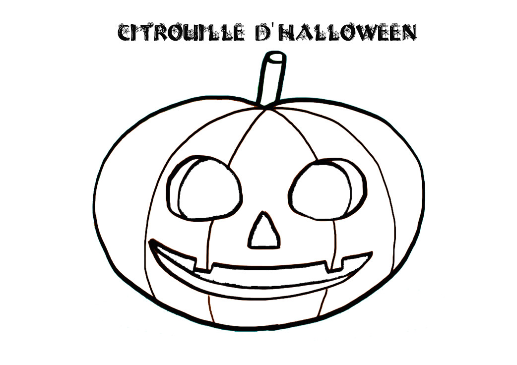 Coloriage Citrouille à Imprimer Coloriage Halloween Citrouille