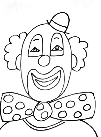 Coloriage Clown à Imprimer Coloriage Clown Cirque à Imprimer