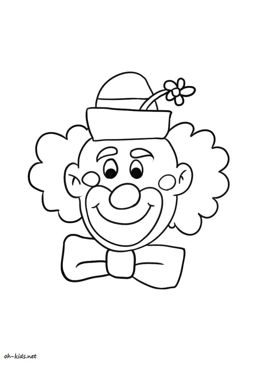 Coloriage Clown à Imprimer Coloriage Clown Oh Kids Fr