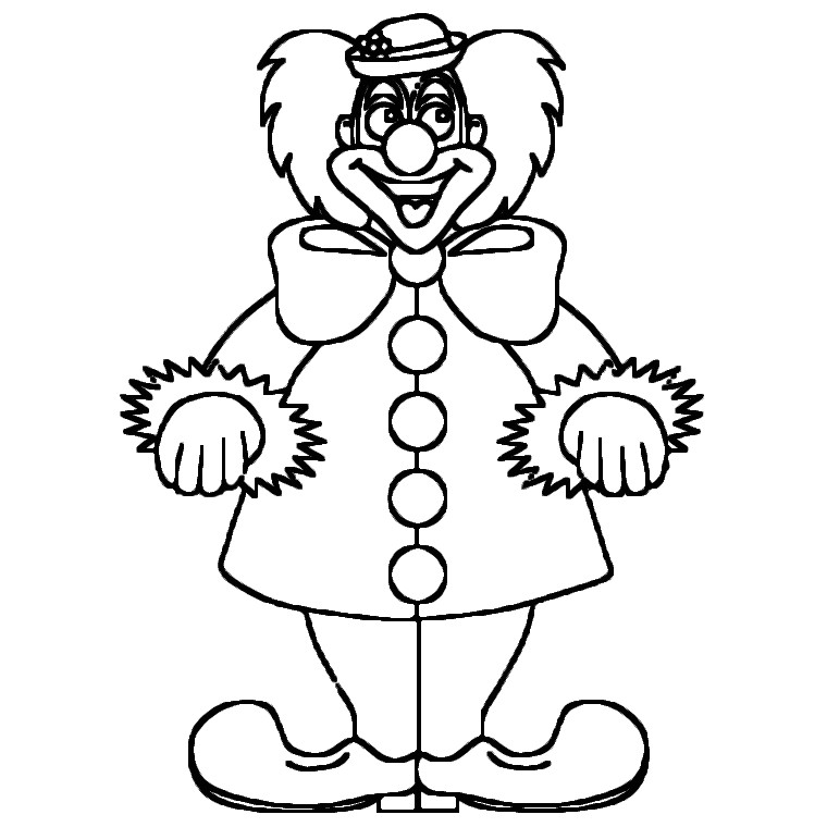 Coloriage Clown à Imprimer Coloriage Kiri Le Clown