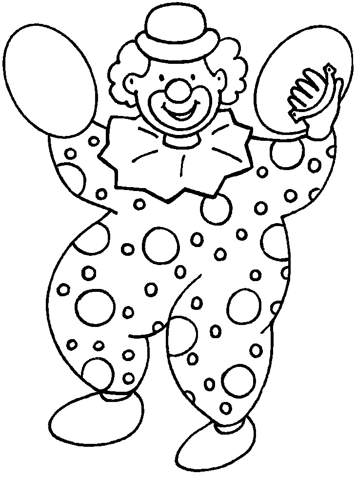 Coloriage Clown à Imprimer Dessins De Clown à Colorier Coloriages Clown