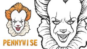 Coloriage Clown Tueur Halloween 643 In Dessin Clown Facile