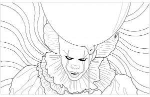 Coloriage Clown Tueur Halloween Coloriage à Imprimer Pour Adulte Facile Archives