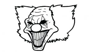 Coloriage Clown Tueur Halloween Evil Coloring Pages at Getcolorings