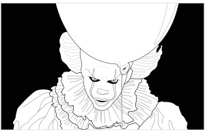 Coloriage Clown Tueur Halloween Halloween Coloriages Difficiles Pour Adultes