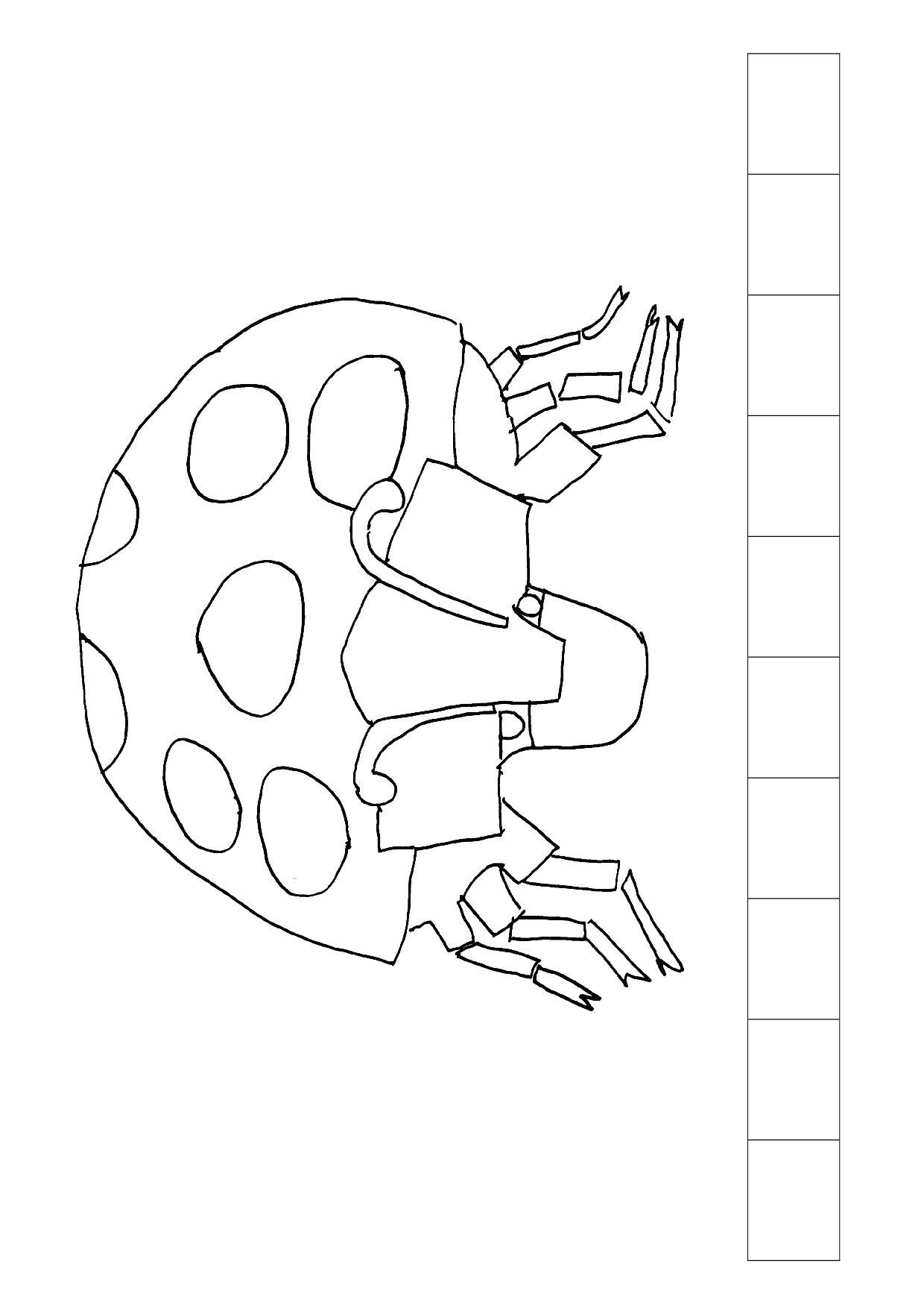 Coloriage Coccinelle Mal Lunée Coloriage Coccinelle Mal Lunee Ohbqfo