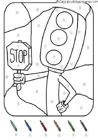 Coloriage Code De La Route Dessin Code De La Route