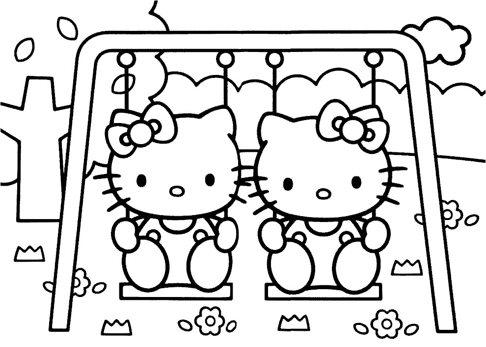 Coloriage Coeur Hello Kitty Coloriage Enfant Hello Kitty Az Coloriage