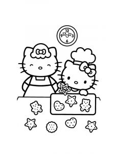 Coloriage Coeur Hello Kitty Dessin Pour Sa Maman A Imprimer