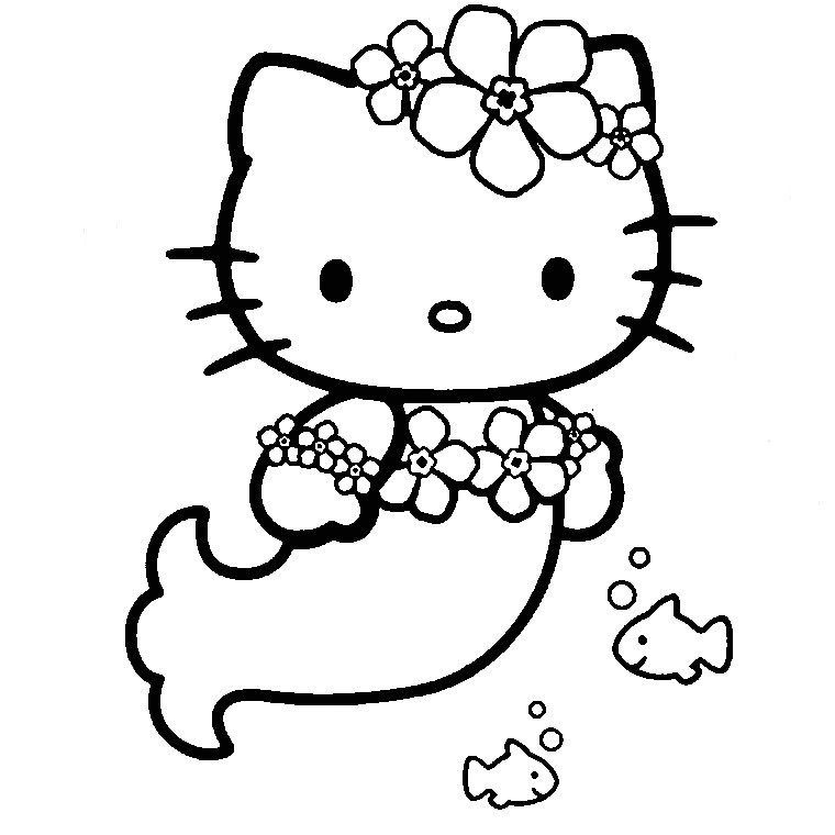 Coloriage Coeur Hello Kitty Dessins   Colorier Hello Kitty Az Coloriage