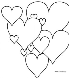 Coloriage Coeur Imprimer Gratuit Coloriage De De Coeur
