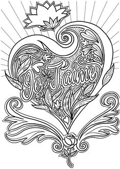 Coloriage Coeur St Valentin 11 Meilleures Images Du Tableau Dessin Saint Valentin