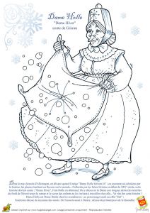 Coloriage Conte De Grimm Coloriage La Dame Holle Sur Hugolescargot