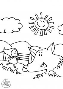 Coloriage Conte De Grimm Dessin A Colorie Us46