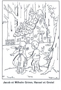 Coloriage Conte De Grimm Hansel Et Gretel Ecole Pinterest