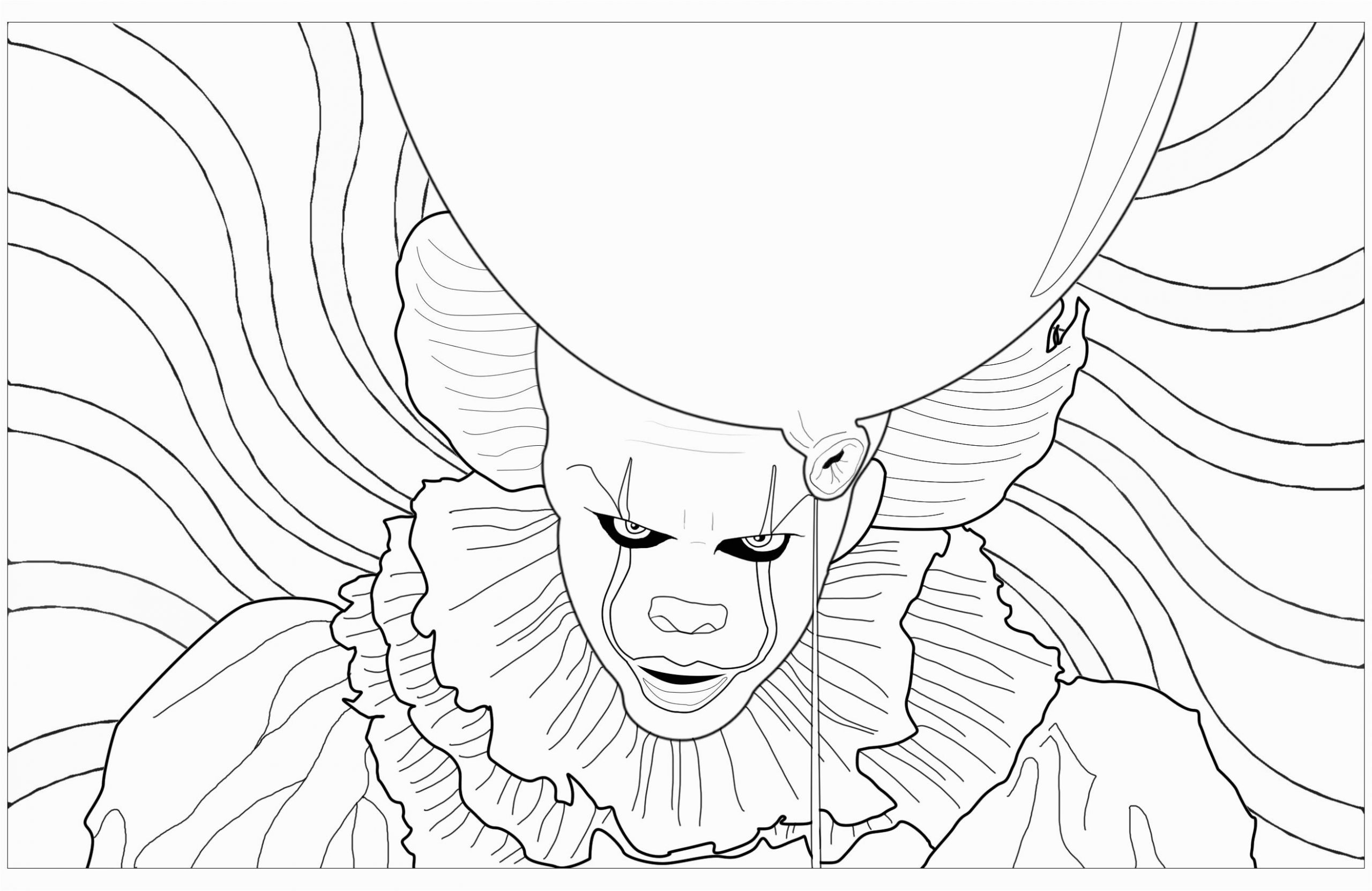 Coloriage Corbeau A Imprimer Clown Tueur Dessin A Imprimer