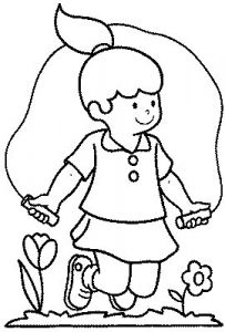 Coloriage Corde A Sauter Transmissionpress &quot;jumping Rope&quot; Kids Coloring Pages