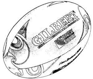 Coloriage Coupe Du Monde De Rugby Rugby Coloriage Du Ballon De Rugby Coupe Du Monde 2011 à