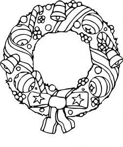 Coloriage Couronne De Fleurs A Imprimer Belle Coloriages De Couronnes De Noel