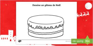 Coloriage Couronne De Noel Feuille D Activités Dessine Un G¢teau De No L Feuille