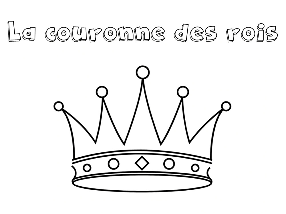 Coloriage Couronne Des Rois à Imprimer Coloriage Épiphanie Rois Mages Galette