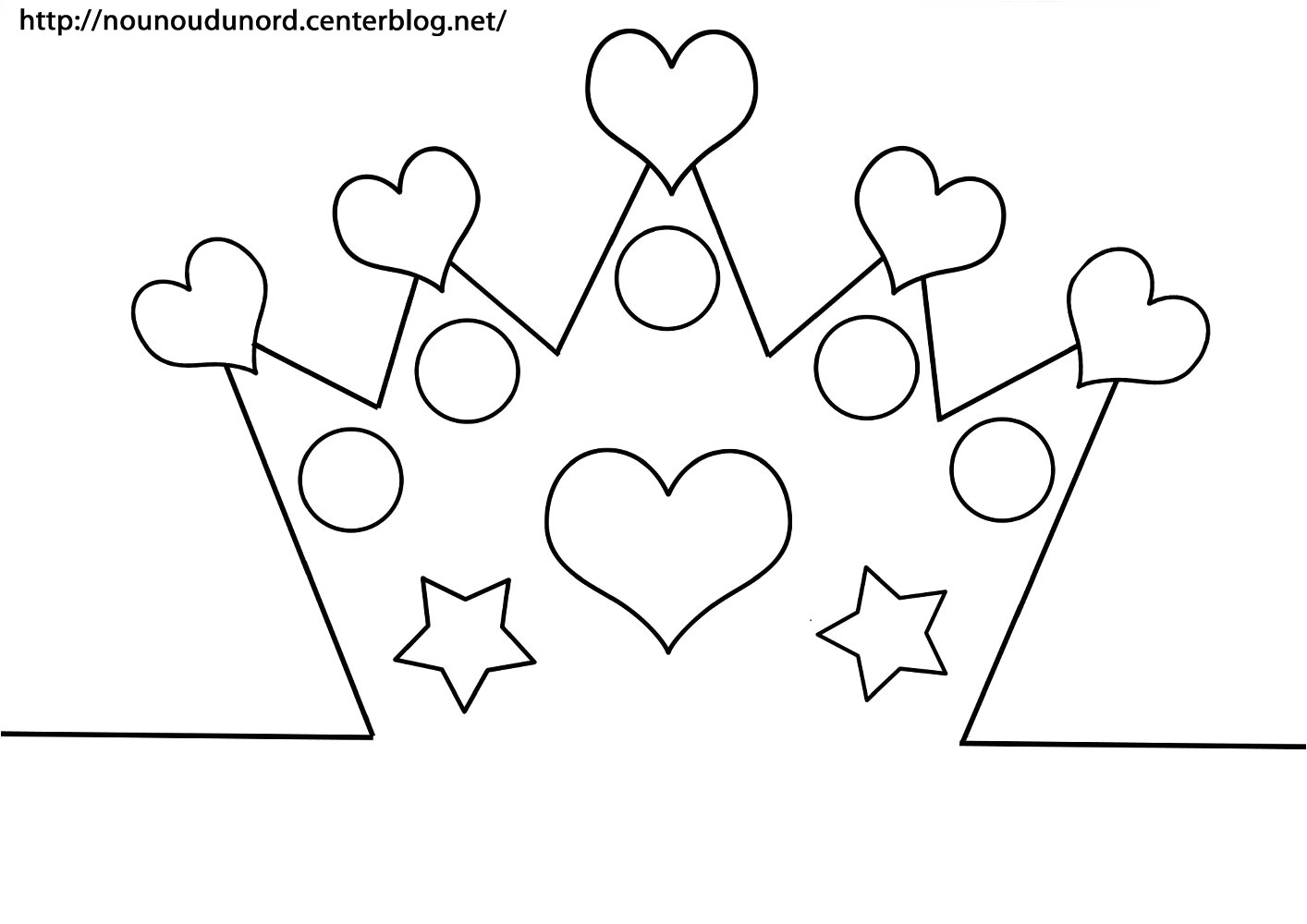 Coloriage Couronne Des Rois Gratuit Coloriage à Dessiner Gratuit à Imprimer Couronne Des Rois