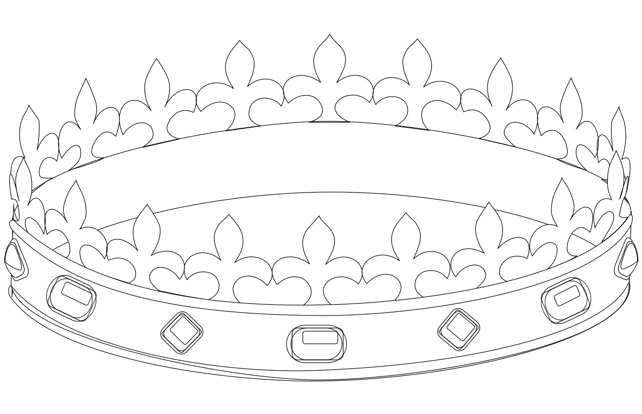 Coloriage Couronne Des Rois Gratuit Coloriage Couronne De La Galette Des Rois à Imprimer Et