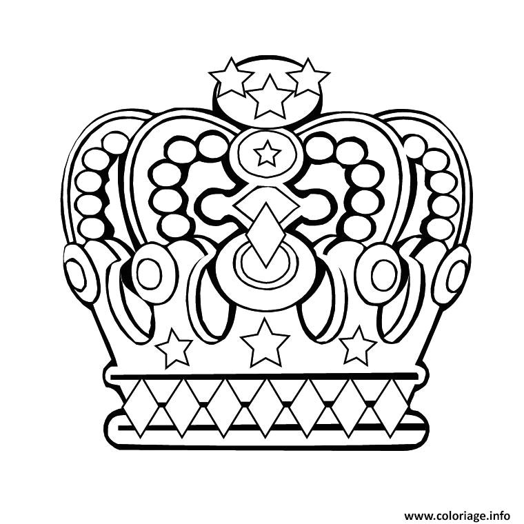 Coloriage Couronne Des Rois Gratuit Coloriage Couronne Des Rois 3 Dessin