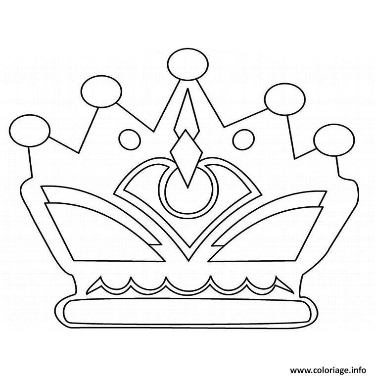 Coloriage Couronne Des Rois Gratuit Coloriage Couronne Des Rois Dessin