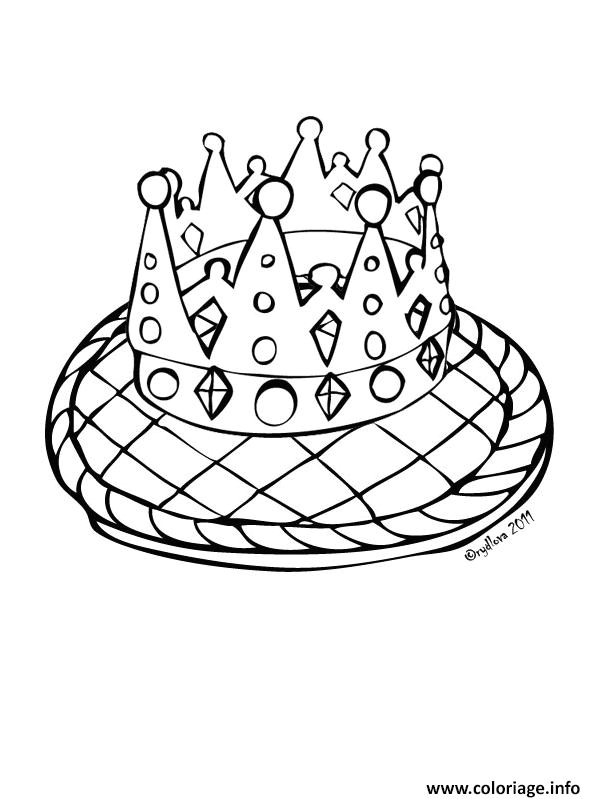 Coloriage Couronne Des Rois Gratuit Coloriage Galette Couronne Rois Jecolorie