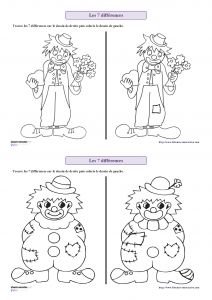 Coloriage Cowboy A Imprimer 6 Fiches Avec Des Personnages De Carnaval Clown Arlequin