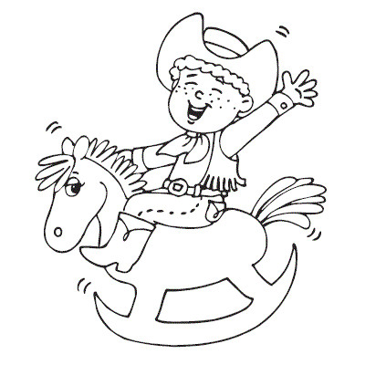 Coloriage Cowboy A Imprimer Coloring Page Cowboy Teaching Cowboy