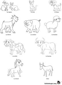 Coloriage D Animaux De Ferme Coloriage Les Animaux De La Ferme Lulu La Taupe Jeux