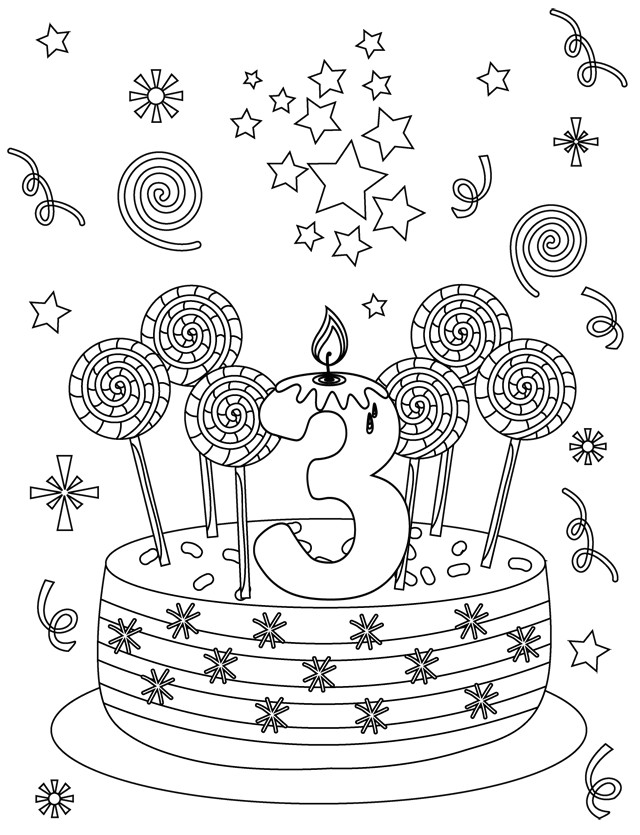 Coloriage D Anniversaire 8 Ans Carte D Anniversaire 3 Ans à Colorier Dory Coloriages