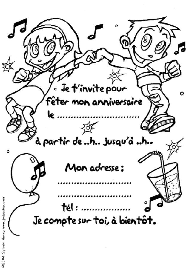 Coloriage D Anniversaire 8 Ans Coloriages Coloriage D Enfants Qui Dansent Fr Hellokids