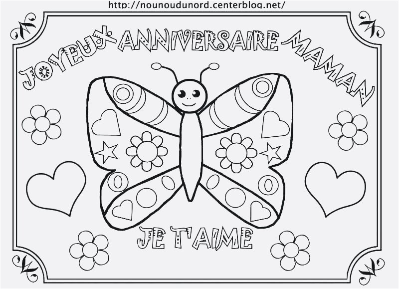 Coloriage D Anniversaire De Maman Proverbe D Amour Pour Sa Maman Carte Anniversaire Maman A