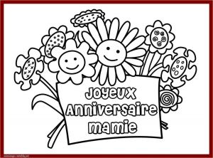 Coloriage D Anniversaire Pour Mamie Anniversaire Coloriage Joyeux Anniversaire Mamie