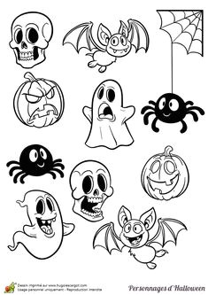 Coloriage D Halloween Pour Enfants Les 165 Meilleures Images De Dessin D Halloween