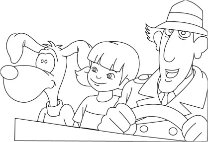 Coloriage D Inspecteur Gadget Coloriage Inspecteur Gad 27 Coloriage Inspecteur