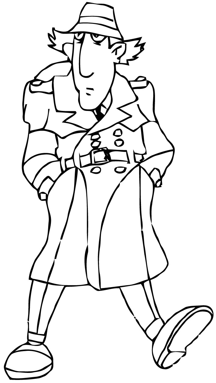 Coloriage D Inspecteur Gadget Coloriage204 Coloriage Inspecteur Gad